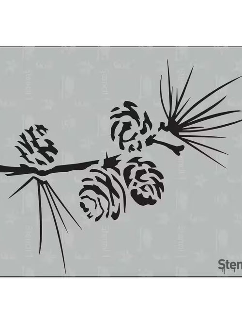 Load image into Gallery viewer, Pine Branch Stencil
