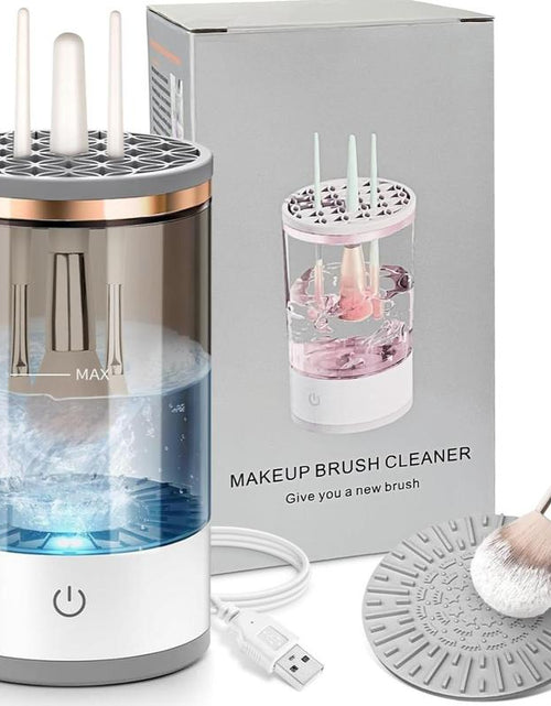 Load image into Gallery viewer, Electric Makeup Brush Cleaner, Automatic Makeup Brush Cleaner Machine, Electric Spinning Cleaner, Super-Fast for Most Size Brush
